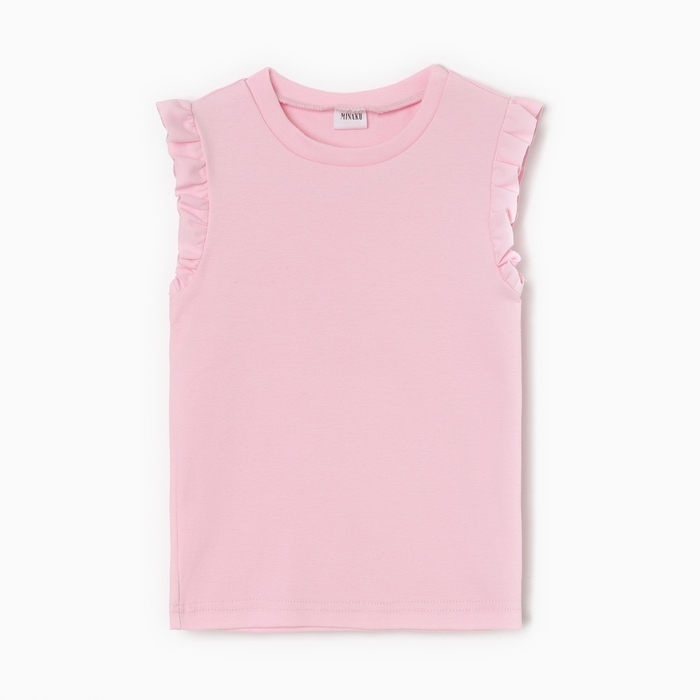 Футболка для девочки MINAKU, цвет розовый, рост 122 см