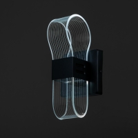 Бра 2508/1 LED 6Вт 4000К черный 7х20 см