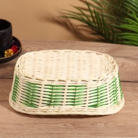 Корзина плетеная 28x19x10 см, ротанг