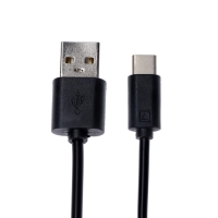 Кабель OXION, Type-C - USB, 1 м, черный