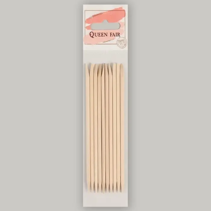 Апельсиновые палочки для маникюра, 11.4 см, 10 шт.