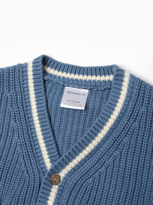 Кардиган Крошка Я, р. 74-80 см, синий