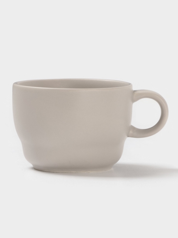 Чайная пара Magistro "Potter" 250мл 15,3х7,5 цвет светло-серый (блюдце, чашка)