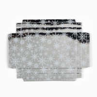 Коробка для муссовых пирожных &laquo;Серебристая&raquo;, 27 х 17.5 х 6.5 см