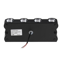 Светильник фасадный &laquo;Глосс&raquo;, FSD-044, 8 Вт, 3000К, 4 луча, IP65, 220 В, пластик, черный