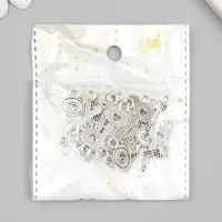 Фурнитура для бижутерии и украшений, коннектор металл 2 ушка &laquo;Ключик с сердечком&raquo;, 3.5&times;1.2 см