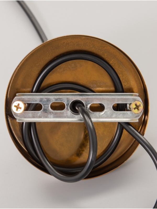 Светильник "Чертеж" 1х40Вт Е27 медь 20х20х20см