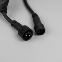 Гирлянда &laquo;Клип-лайт&raquo; 3 нити по 20 м, IP44, УМС, тёмная нить, 399 LED, свечение белое, 8 режимов, 24 В