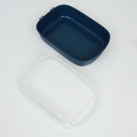 Туалет с бортом, 50х35х18 см, синий Туалет с бортом, 50х35х18 см, синий