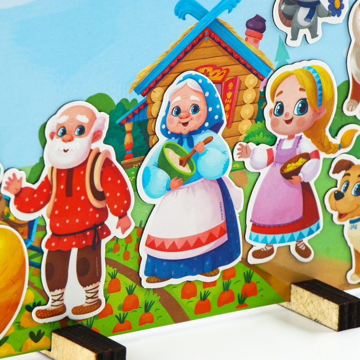 Набор развивающих магнитов. Театр по мотивам русской народной сказки &laquo;Репка&raquo;