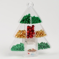 Набор для творчества &laquo;Новогоднее украшение из бусин&raquo;, виды МИКС