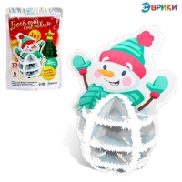 3D-конструктор и удивительный опыт &laquo;Весёлый снеговик&raquo;, 9 деталей, 2 опыта