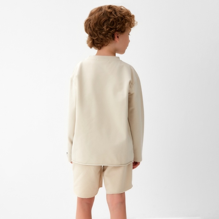 Футболка детская с дл.рукавом KAFTAN, р. 30 (98-104 см), бежевый Футболка детская с дл.рукавом KAFTAN, р. 30 (98-104 см), бежевый