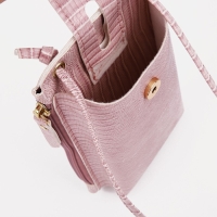 Сумка детская на магните, длинный ремень, цвет розовый Сумка детская на магните, длинный ремень, цвет розовый