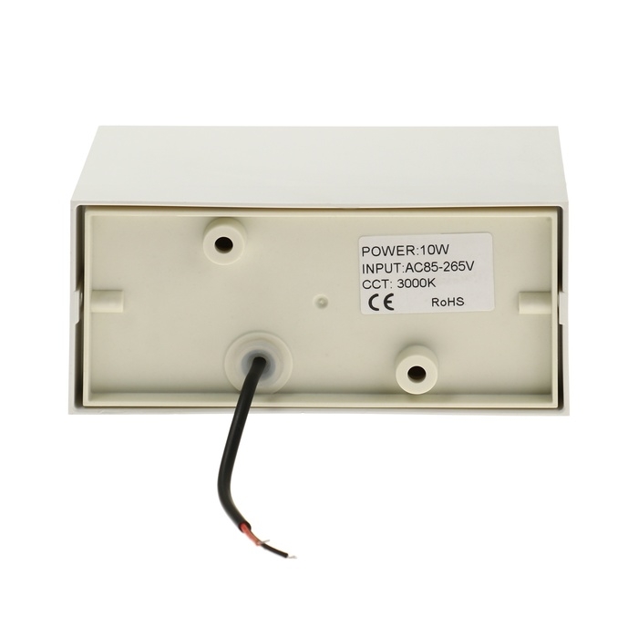 Светильник фасадный &laquo;Глайт&raquo;, FSD-034, 10 Вт, 3000K, IP65, 220 В, пластик, белый