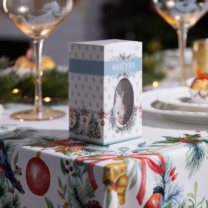 Светодиодная фигура &laquo;Бронзовый фонарь с лисой&raquo; 6.3 &times; 12 &times; 6.3 см, пластик, батарейки AG13х3 (в комплекте), свечение тёплое белое