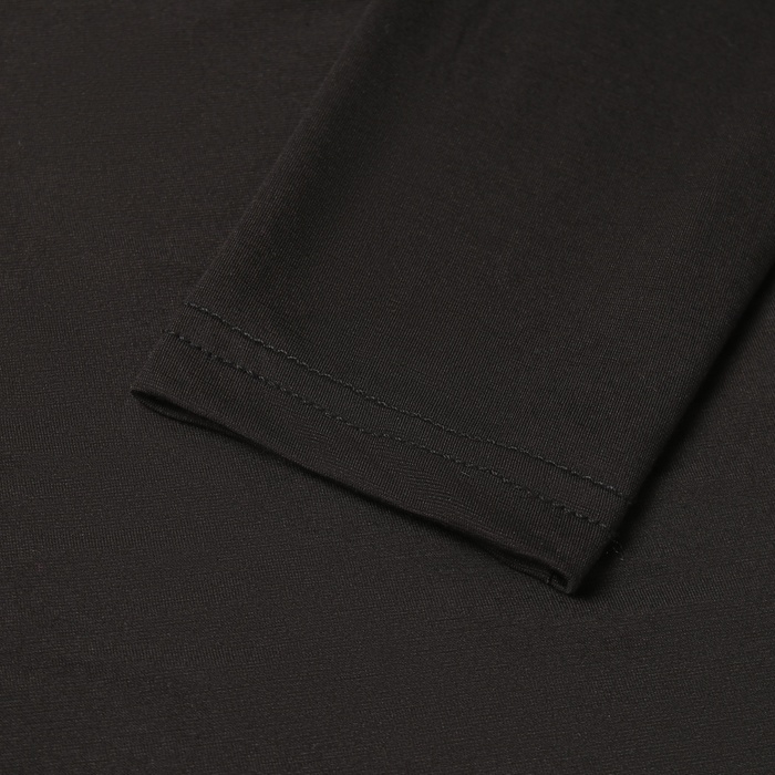 Лонгслив женский с драпировкой MIST Classic Collection, размер 42, черный