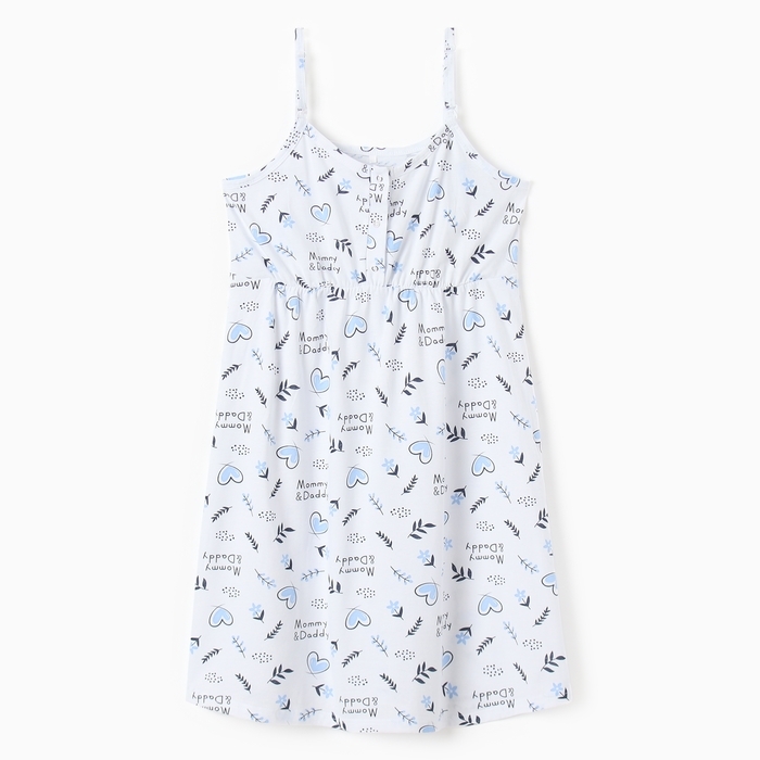 Ночная сорочка женская Ночная сорочка женская "Скоро мама", цвет голубой, размер 52