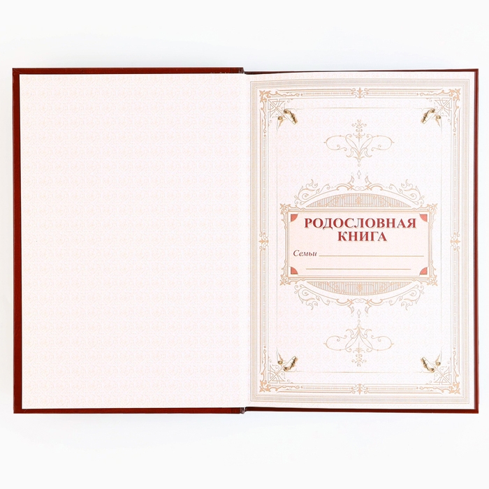 Родословная книга новогодним пояском &laquo;Новый год: Дед мороз&raquo;, 16,5 х 24 см.