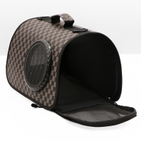 Сумка-переноска для животных с окном "Клетка", коричневая, 40 х 26 х 26 см Сумка-переноска для животных с окном "Клетка", коричневая, 40 х 26 х 26 см