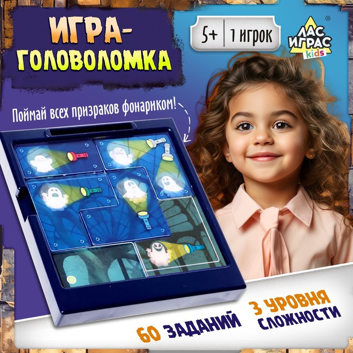 Логическая игра &laquo;Как приручить привидение&raquo;, 1 игрок, 5+