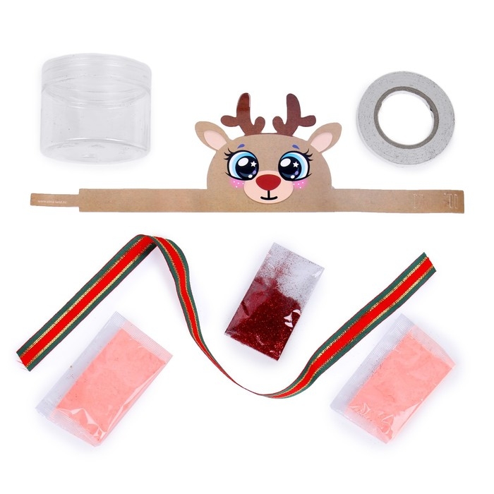 Набор для творчества Новогодний слайм «Олень» Набор для творчества Новогодний слайм «Олень»