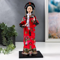 Кукла коллекционная "Китаянка в национальном платье "МИКС 28х12,5х12,5 см