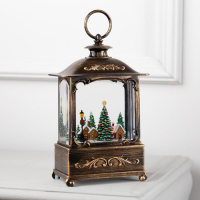 Светодиодная фигура &laquo;Новогодняя деревня&raquo; 14.5 &times; 22 &times; 8 см, пластик, батарейки ААх3 (не в комплекте), USB, свечение тёплое белое