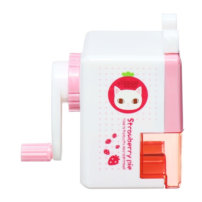 Точилка механическая с контейнером Классика Розовый Точилка механическая с контейнером Классика Розовый