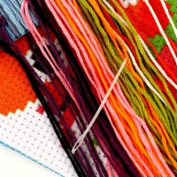 Вышивка крестиком для детей &laquo;Котик&raquo;, набор для творчества, 14 х 10 см