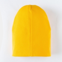 Шапка двухслойная детская, цвет горчица, размер 50-54 Шапка двухслойная детская, цвет горчица, размер 50-54