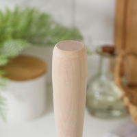 Картофелемялка-толкушка Доляна, 26&times;4.3 см, берёза