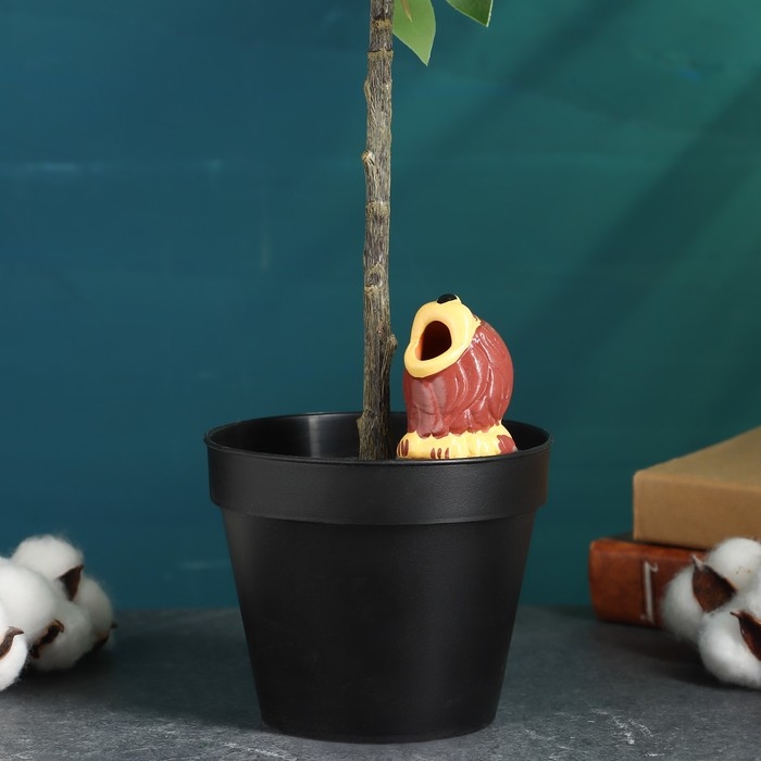 Ороситель Ороситель "Львёнок" для комнатных и садовых растений, жёлтый, Кунгурская керамика, 0.2л, 6см