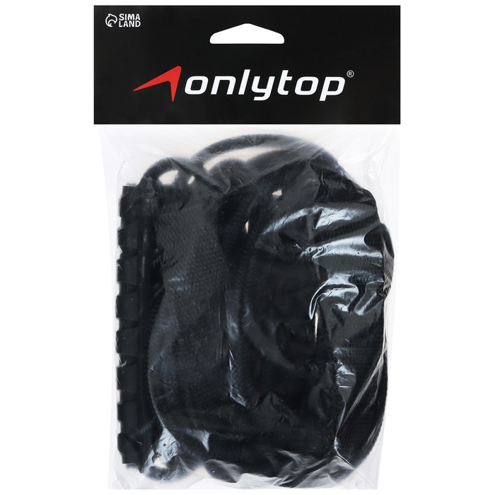 Эспандер ONLYTOP для лыжника, боксёра, двойная резина с жёсткими ручками Эспандер ONLYTOP для лыжника, боксёра, двойная резина с жёсткими ручками