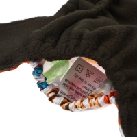 Многоразовый подгузник &laquo;Пончики&raquo;, 3-8 кг, угольно-бамбуковая ткань, Крошка Я