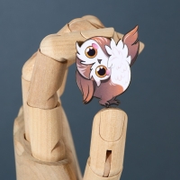 Значок деревянный &laquo;Талисман на успех&raquo;, 4 х 3,5 см