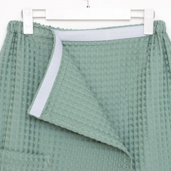 Парео вафельное банное Этель Парео вафельное банное Этель "Boho" 80*145 см. цв. мятный, 100% хл, 290 г/м2