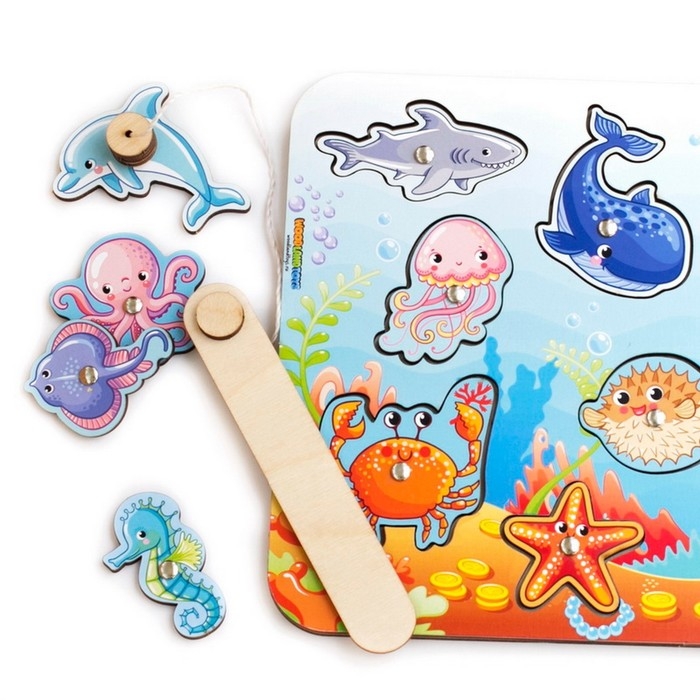 Магнитная рыбалка для детей &laquo;Морской&raquo;