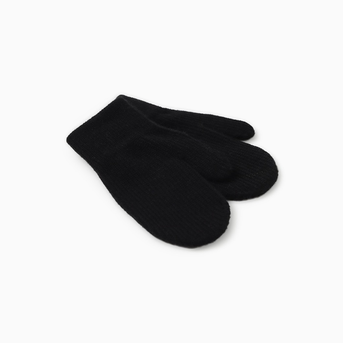 Варежки детские MINAKU, цвет черный, 18 см Варежки детские MINAKU, цвет черный, 18 см