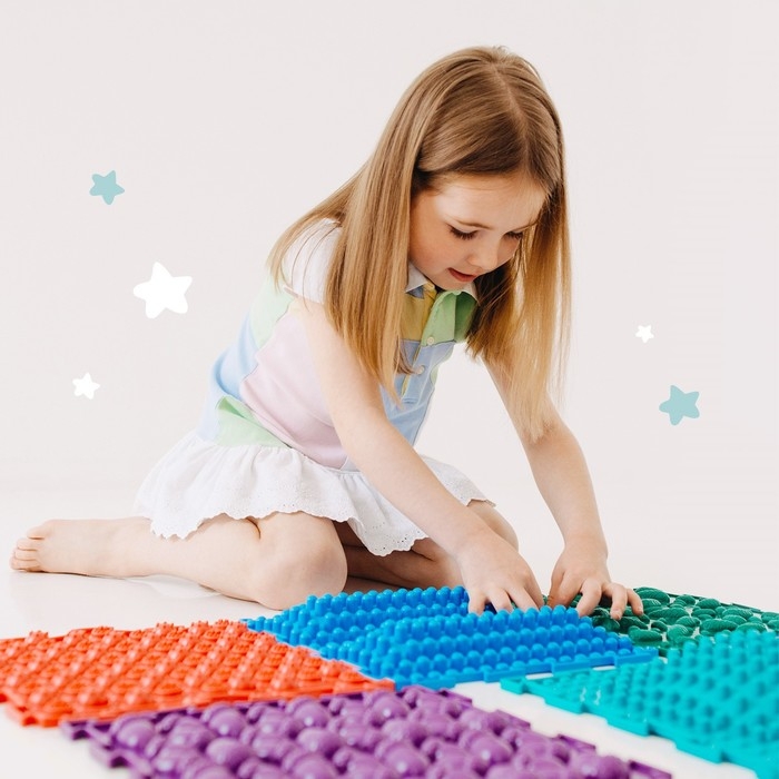 Модульный массажный коврик ОРТОДОН, набор №11 &laquo;Айсберг&raquo;