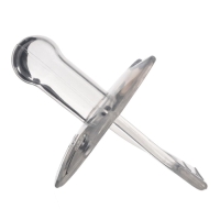 Соска - пустышка цельносиликоновая классическая, от 3 мес., цвет прозрачный Соска - пустышка цельносиликоновая классическая, от 3 мес., цвет прозрачный