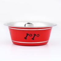 Миска цветная стандарт 350 мл, красная Миска цветная стандарт 350 мл, красная