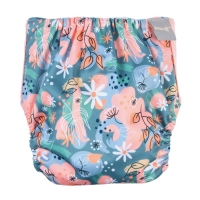 Многоразовый подгузник &laquo;Веточки&raquo;, 3-15 кг, разноцветный, Крошка Я
