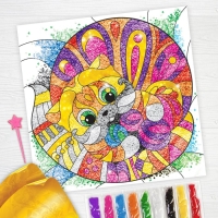 Набор для творчества. Фреска песком &laquo;Кот&raquo;