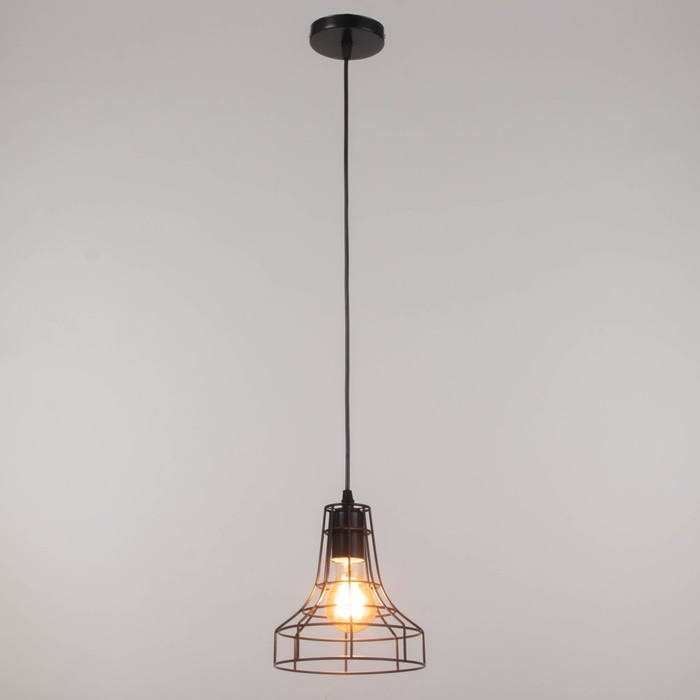 Подвес BayerLux Подвес BayerLux "Кубок" 1х60Вт Е27 черный 18х18х21см