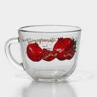 Кружка стеклянная &laquo;Полезные фрукты&raquo;, 200 мл, рисунок МИКС
