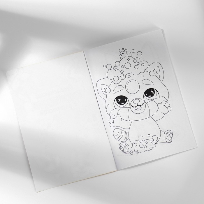 Подарочный набор блокнот-раскраска, трафарет, наклейки и восковые мелки «Котиков много не бывает» Подарочный набор блокнот-раскраска, трафарет, наклейки и восковые мелки «Котиков много не бывает»