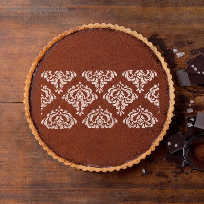 Трафарет кондитерский для нанесения айсинга &laquo;Барокко&raquo;, 23&times;10 см