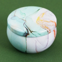 Ароматическая свеча из соевого воска &laquo;Сказочная&raquo;, аромат бабл гам, 6 х 6 х 4 см.