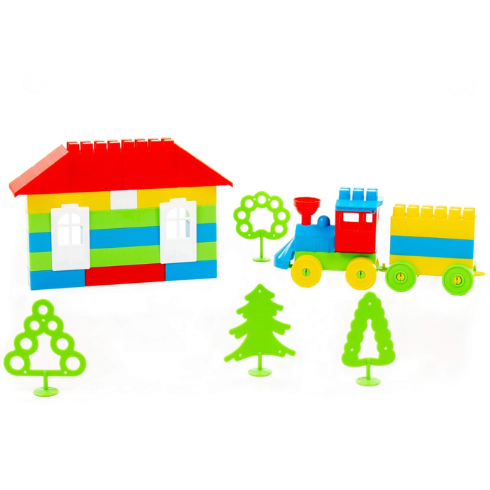 Конструктор «Строитель средний», 95 деталей Конструктор «Строитель средний», 95 деталей